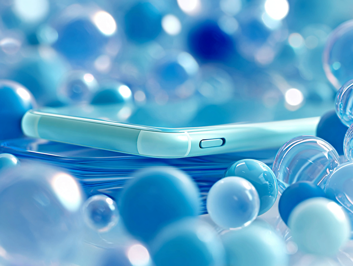 Connected smartphone representing software and digital operating infrastructure.