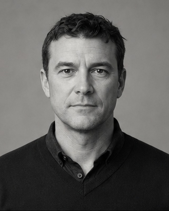 Illustrated portrait of Léon Maren